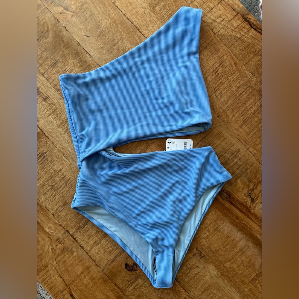Beach Riot Celine ribbed one piece